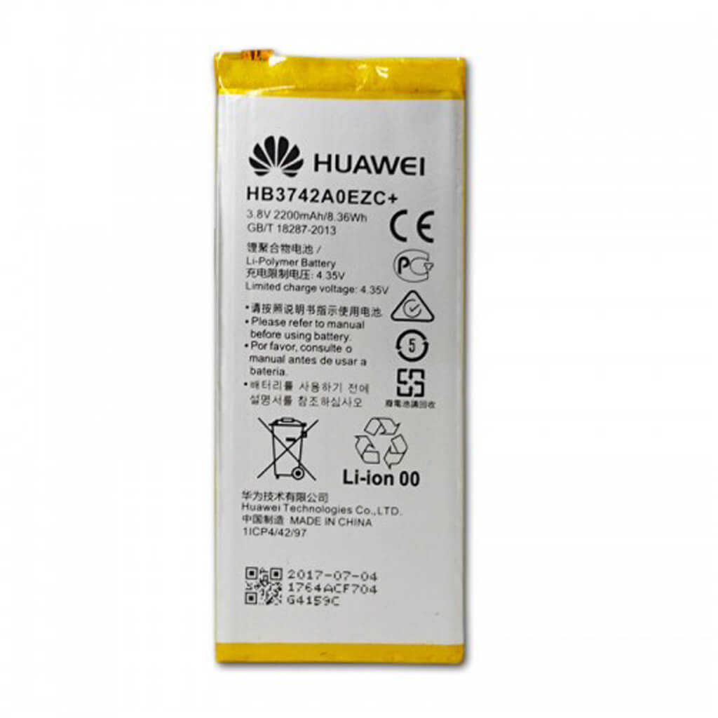 تصویر  باتری اورجینال مناسب برای Huawei Y3 2017 با ظرفیت 2200 Mah همراه با یک سال گارانتی (حتی بادکردگی) 