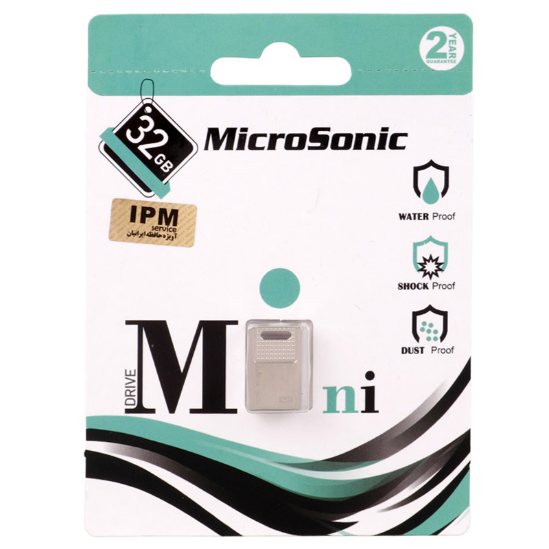 تصویر  فلش مموری Microsonic  با ظرفیت 32 گیگابایت (گارانتی مادام العمر)