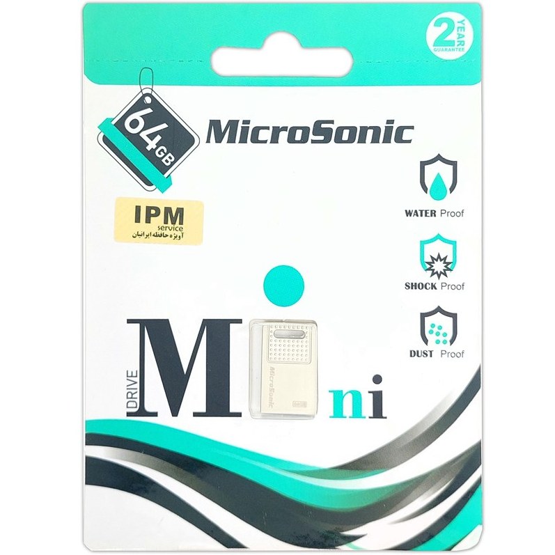 تصویر  فلش مموری Microsonic  با ظرفیت 64 گیگابایت (گارانتی مادام العمر)