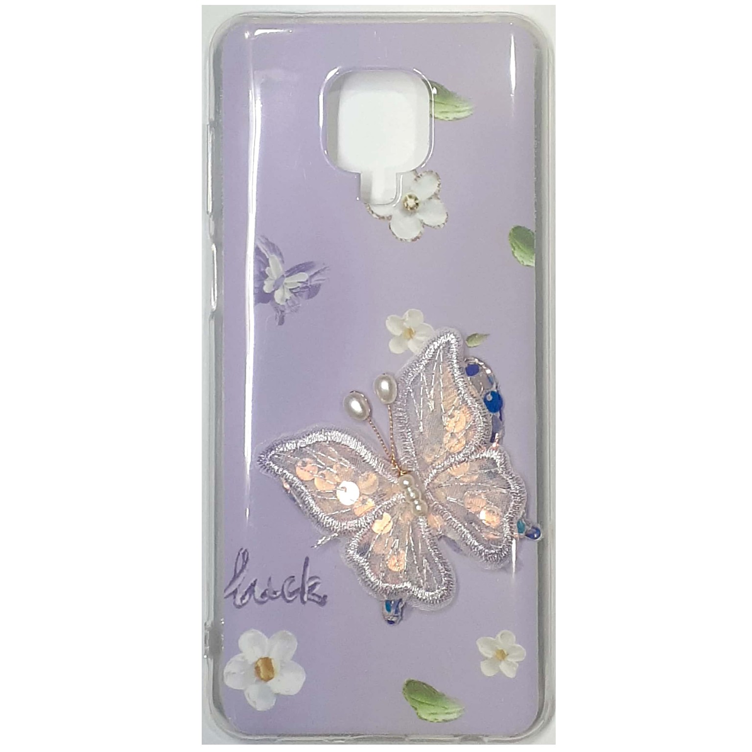 تصویر  کاور فانتزی پروانه ای برجسته مناسب برای Samsung Galaxy A22 4G