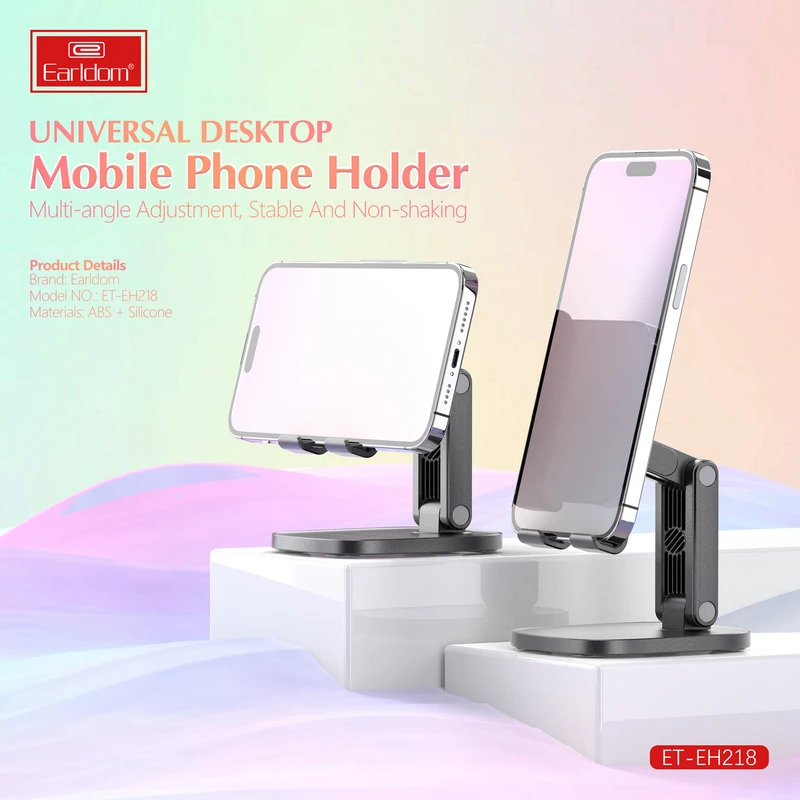 تصویر  پایه نگهدارنده گوشی موبایل و تبلت ارلدام مدل ET-EH218