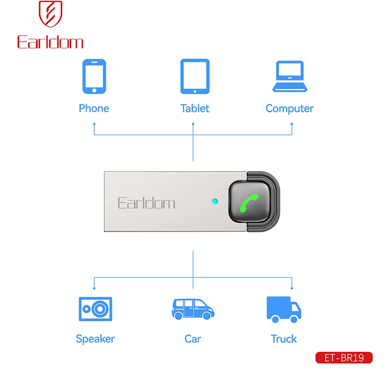 تصویر  دانگل بلوتوث ارلدام مدل ET-BR19